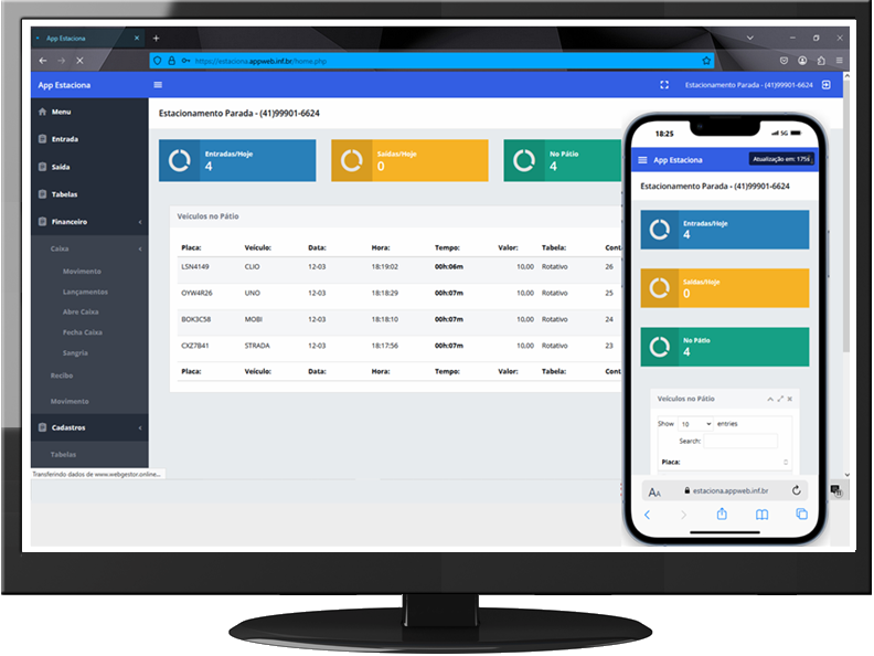 Software de Estacionamento App Estaciona